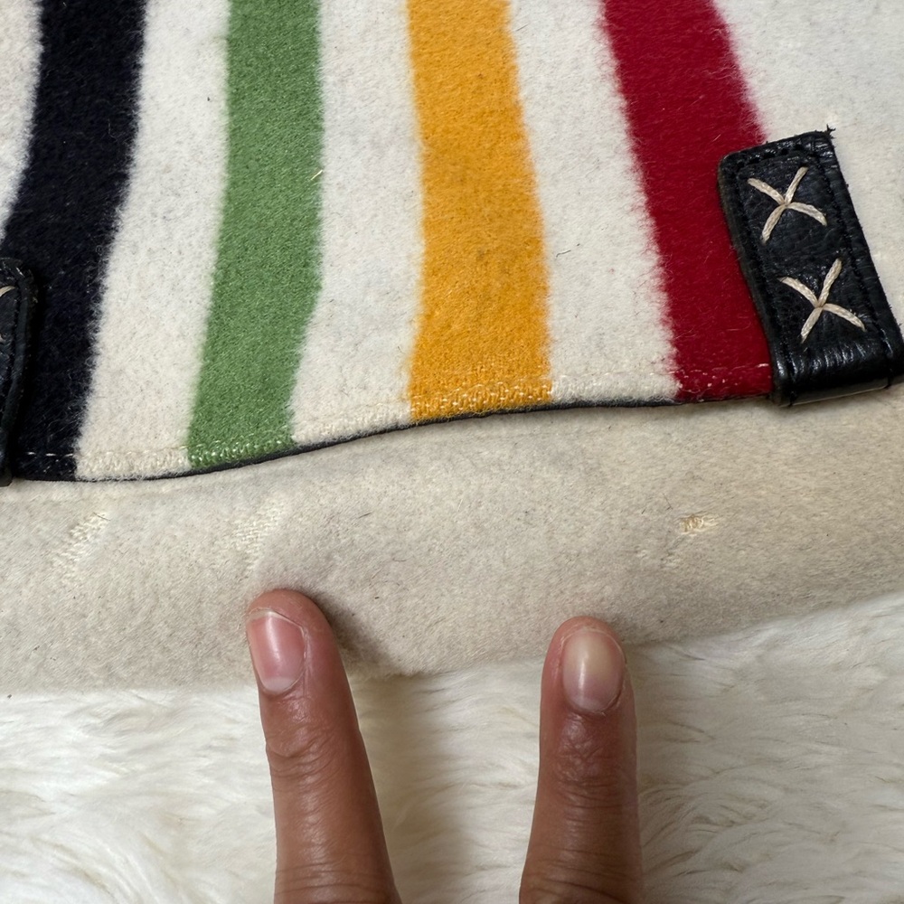 Pendleton Striped Wool Messenger Handbag Crossbod… - image 2